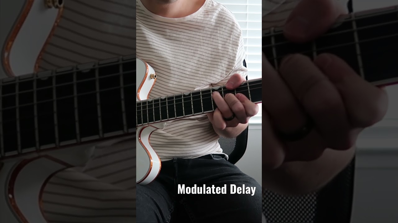 Modulated Delay vs. Modulation into Delay #guitar #guitarpedals #guitartone