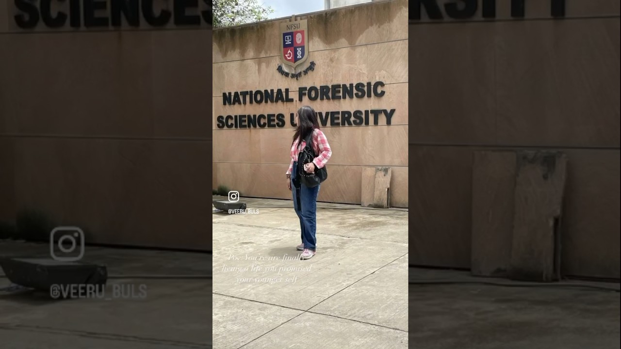 Mai apni hi duniya banaugi&hellip; #nfsu #forensicscience #forensics #explorepage #shorts #college #viral