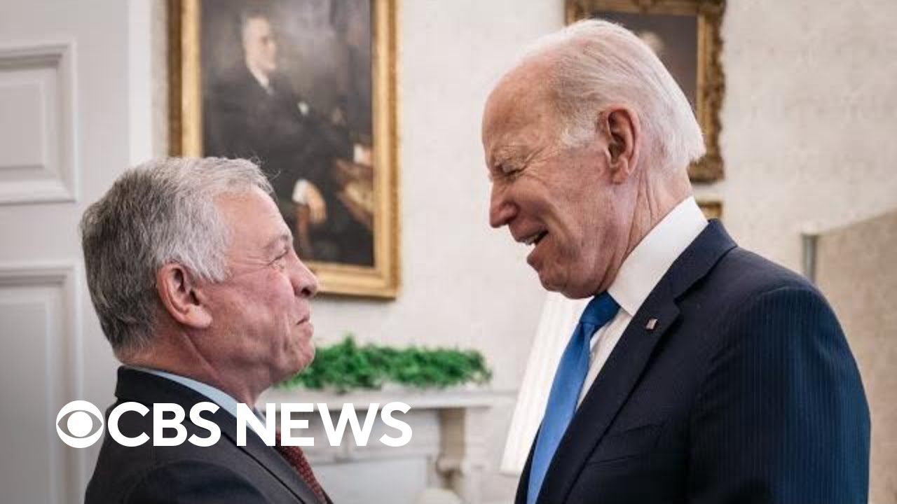 Biden hosts Jordan's King Abdullah II amid rise in Middle East violence