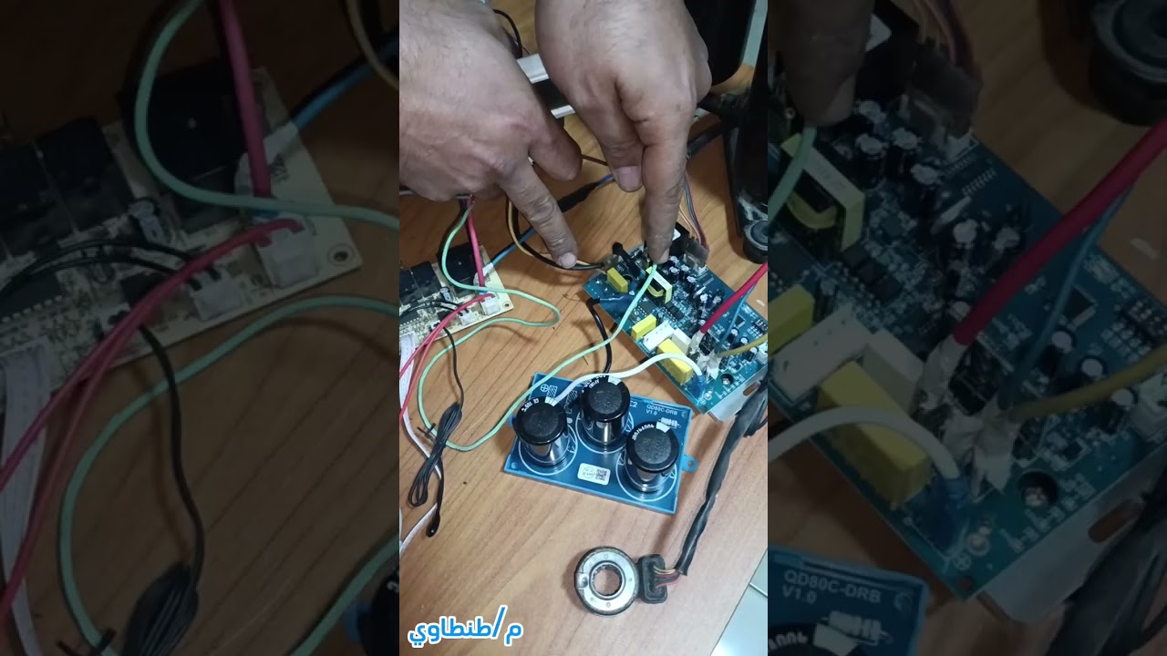 طريقة تركيب كارته صيني لجهاز عادي علي كارته جوكر انفرتر #تكييف #اكسبلور #تعليم #فني #مهندس #السعودية