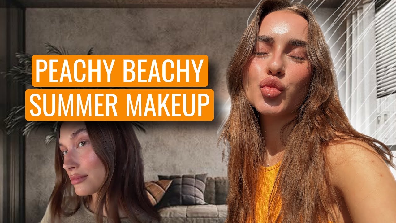 ПОВТОРЯЮ МАКИЯЖ ХЕЙЛИ БИБЕР | PEACHY BEACHY SUMMER MAKEUP