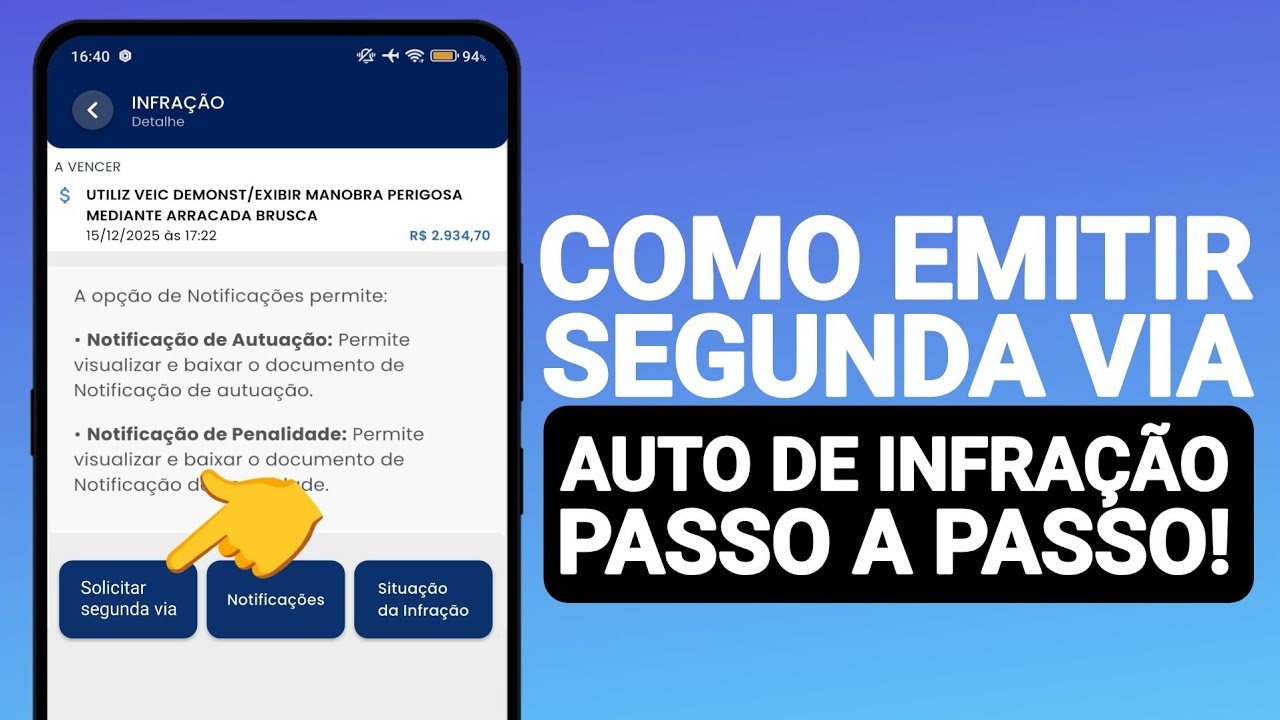 COMO EXPORTAR NOTIFICA&Ccedil;&Atilde;O DE INFRA&Ccedil;&Atilde;O PELO APLICATIVO CARTEIRA DIGITAL DE TR&Acirc;NSITO (CNH DO BRASIL)