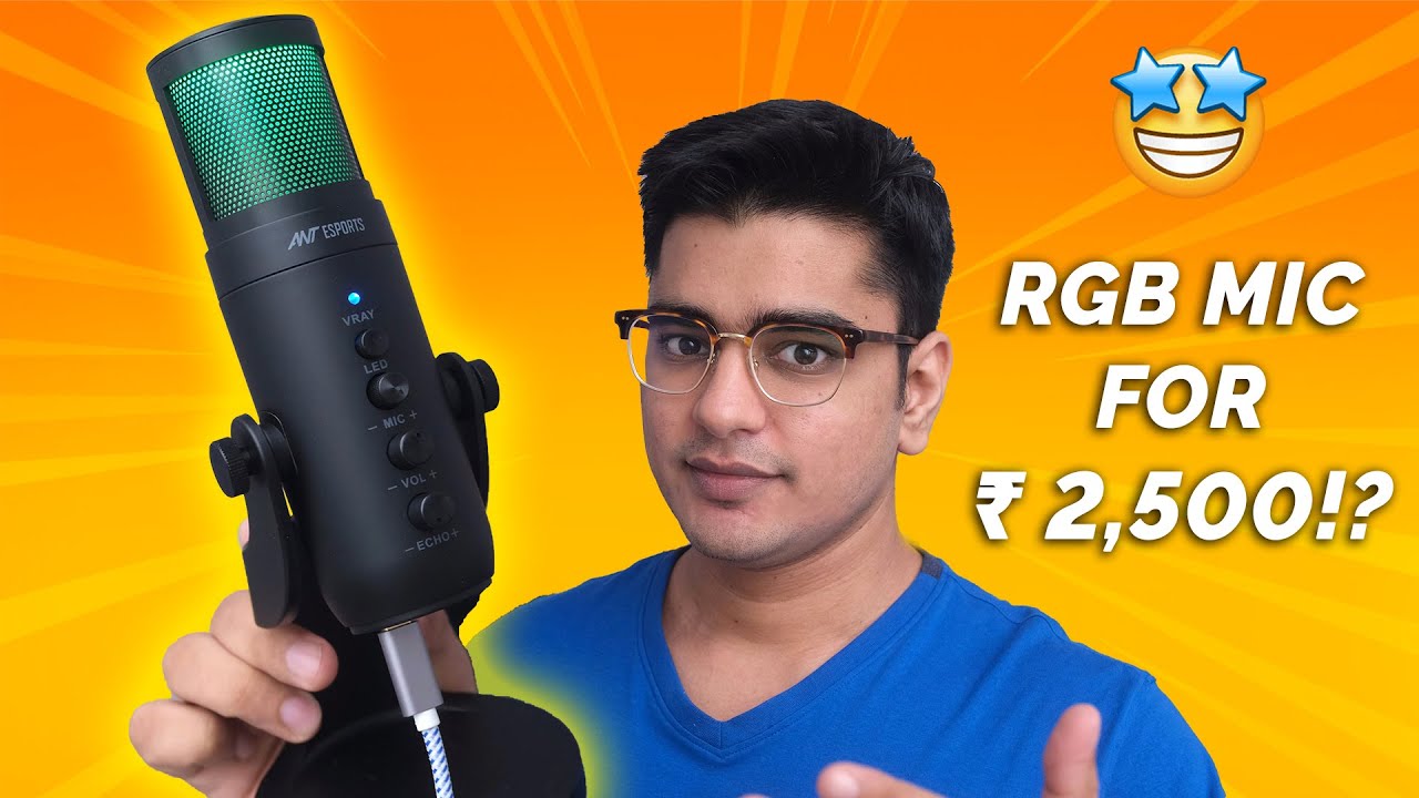 This Mic Has TOO MANY Features! Ant Esports Wente 220 RGB Gaming Microphone Review!