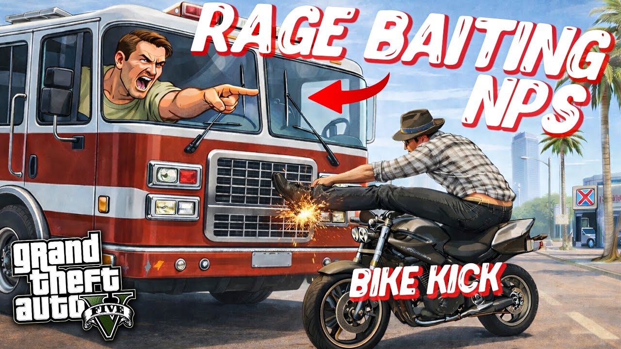These NPCs GTA5 Tried To Catch Me Because Of My Rage Baiting