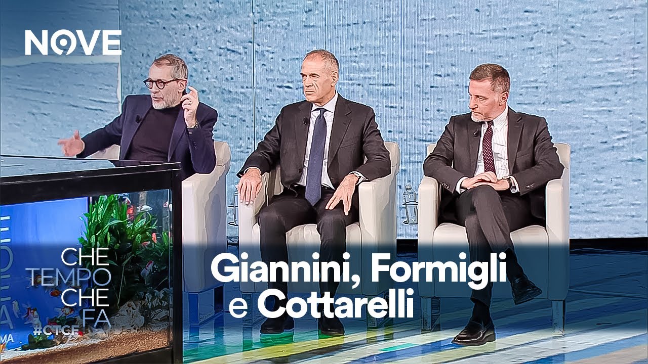 L'attualit&agrave; con Giannini, Formigli e Cottarelli | Che tempo che fa