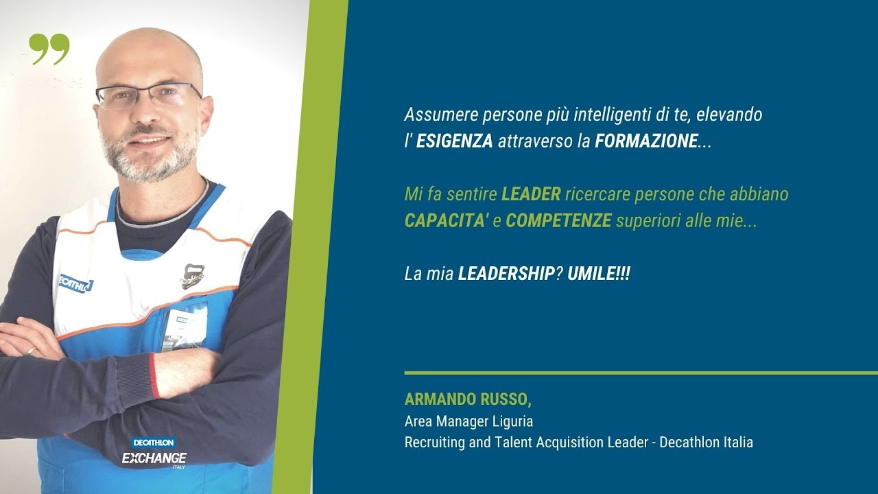 EP.8 - Intervista a Armando Russo - Area Manager Liguria -  Recruiting Leader - Decathlon Italia