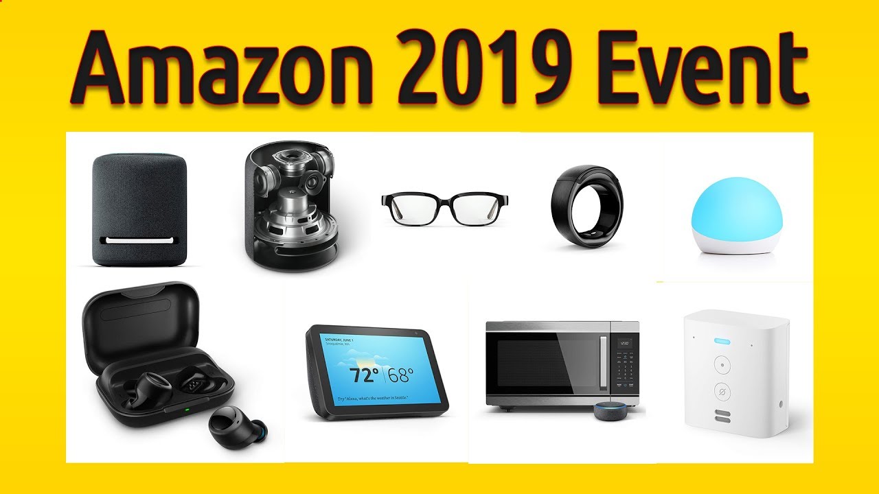 Amazon New Echo Products For 2019