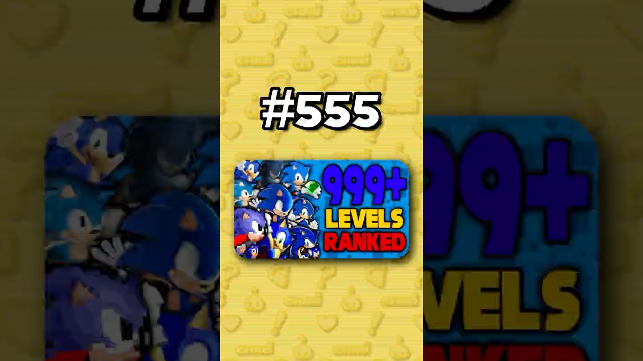 Номер 555 &mdash; Рейтинг ВСЕХ 999+ уровней Sonic от худшего к лучшему #sonicthehedgehog