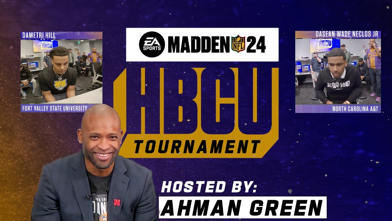 Ahman Green Hosts the Madden NFL '24 x HBCU Tournament!