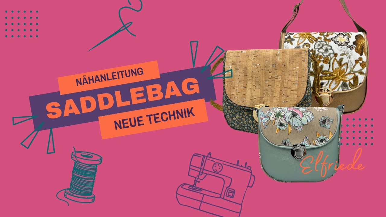 Umhängetasche Elfriede nähen / Nähanleitung