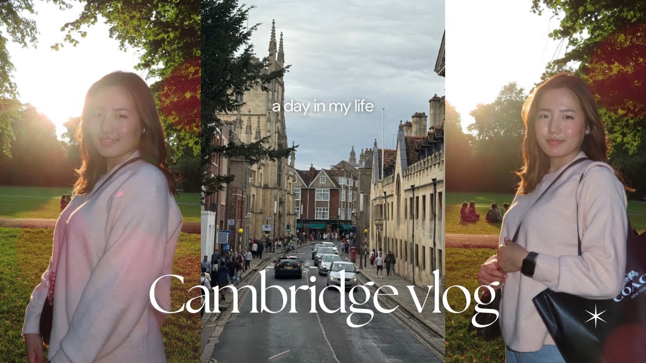 My first vlog in the UK 🇬🇧 | A visit to beautiful Cambridge🍂🌼💛