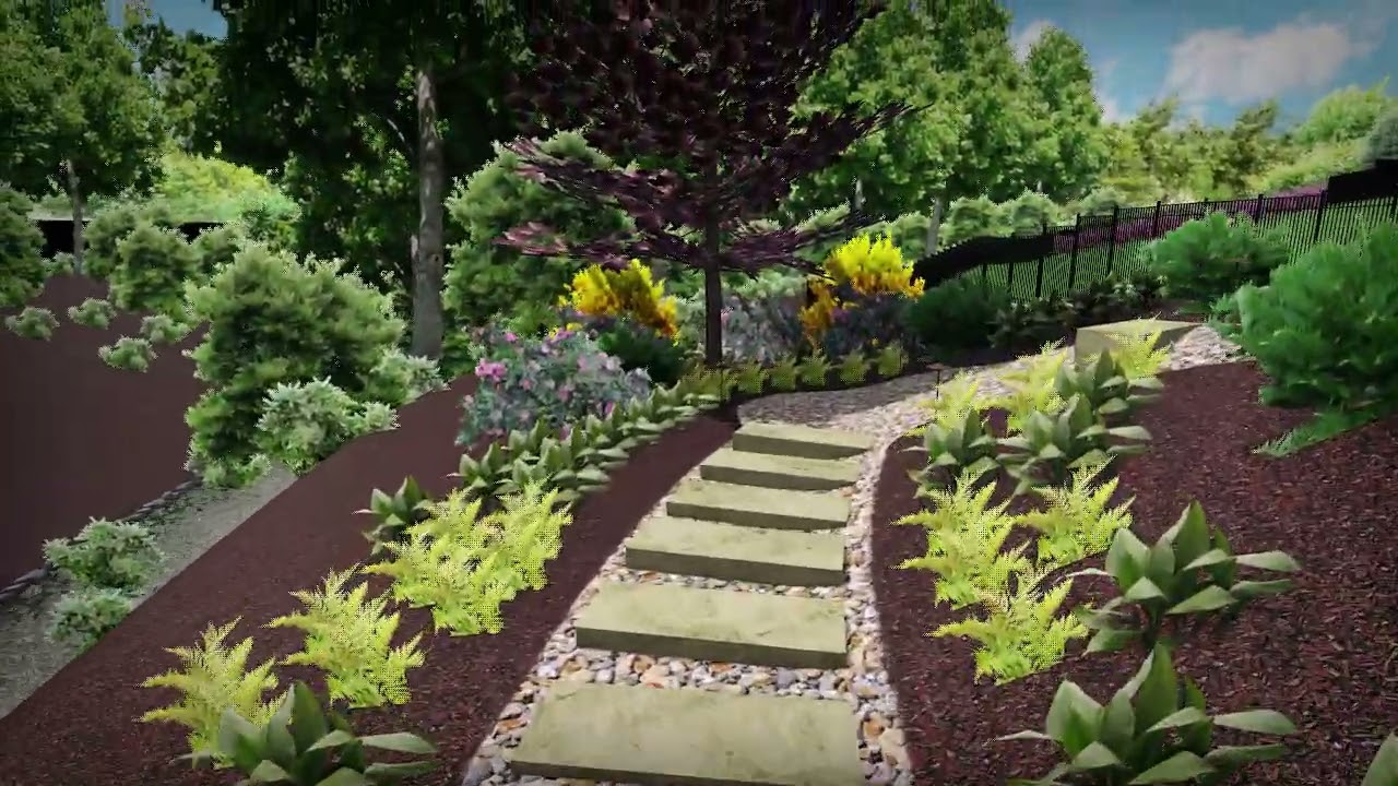 Newton, NC Landscape Design | Outdoor Living Design 3D