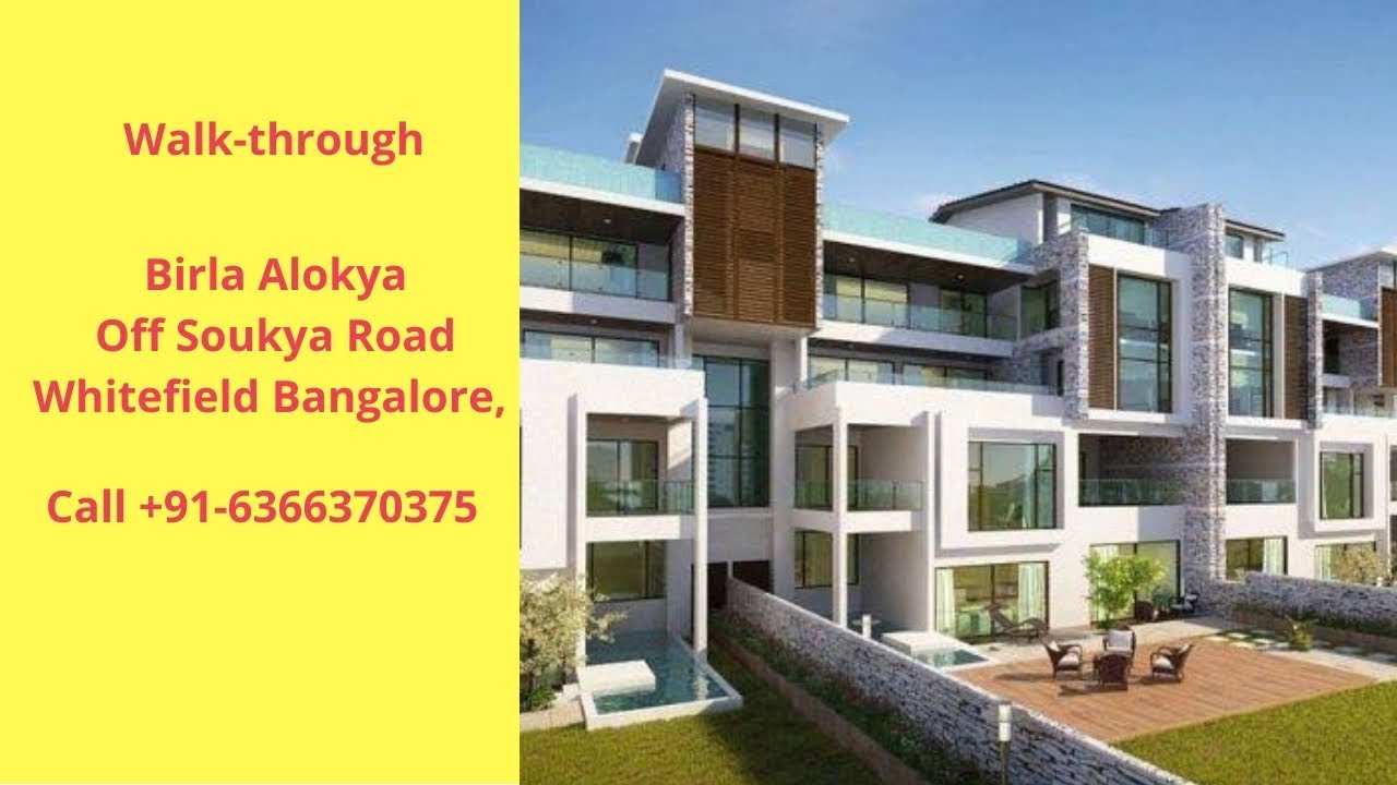 Birla Alokya Walkthrough | 3/4BHK Villa for sale | Whitefield Bangalore |☎️6366370375 | Price 1.19Cr