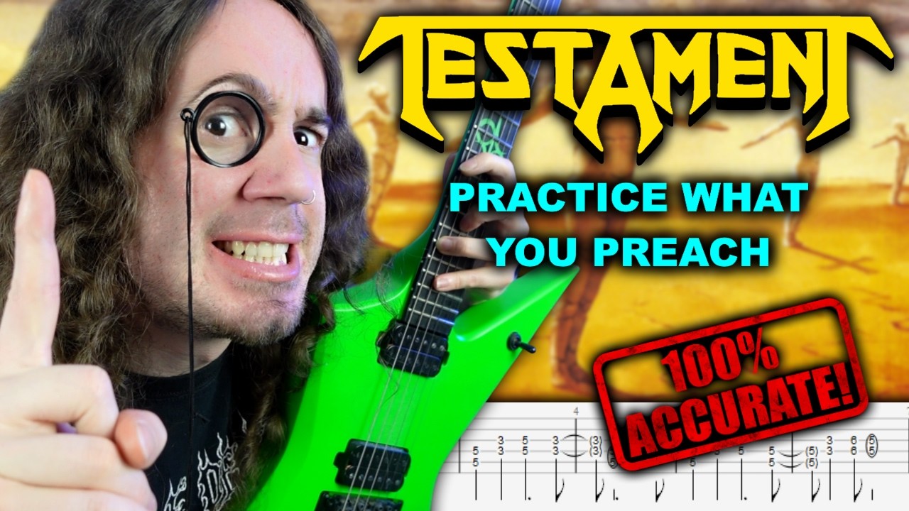 How To REALLY Play The PRACTICE WHAT YOU PREACH Solo (w/ Tabs!)
