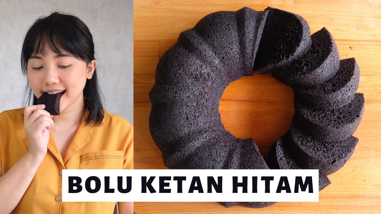 NO OVEN! GLUTEN FREE! BOLU KETAN HITAM!