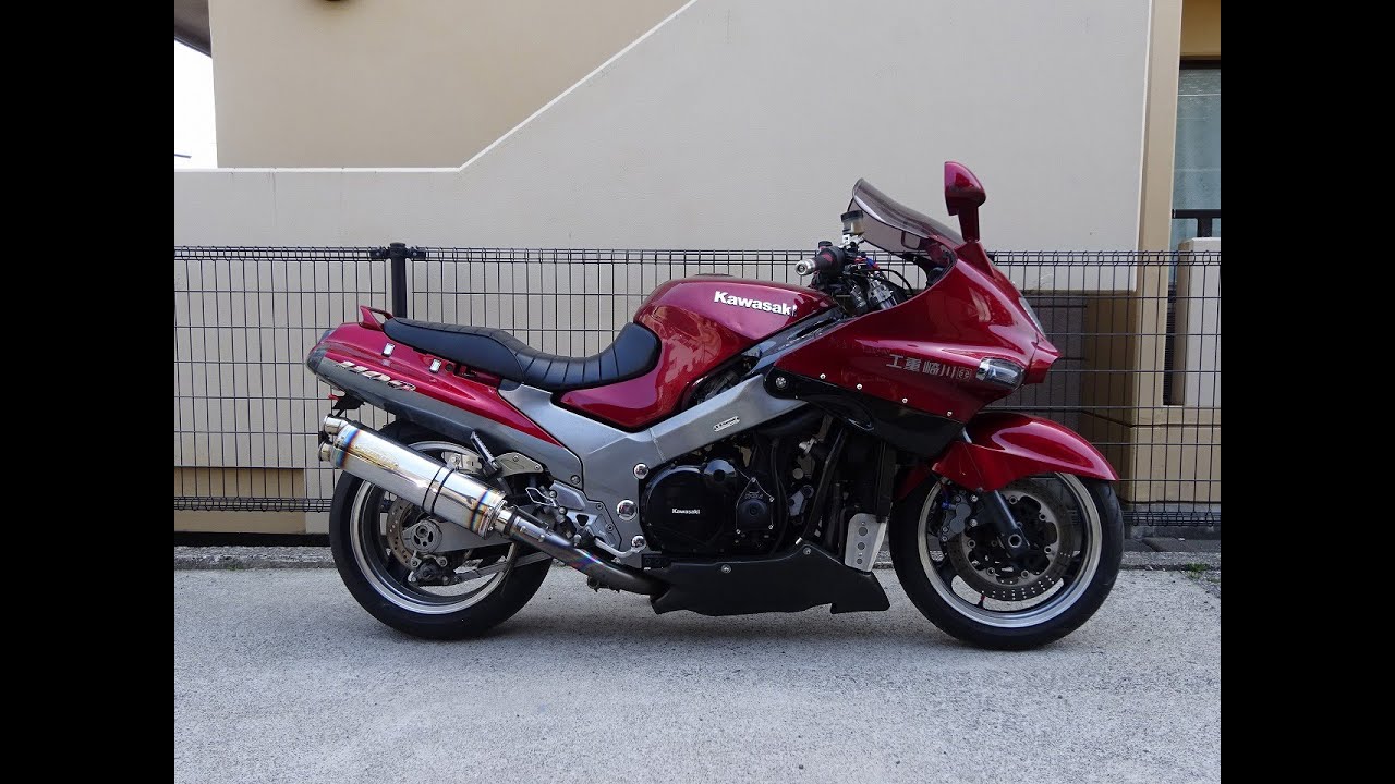 ZZ-R1100(ZXT10D-053) エンジン始動 @JunkYard069
