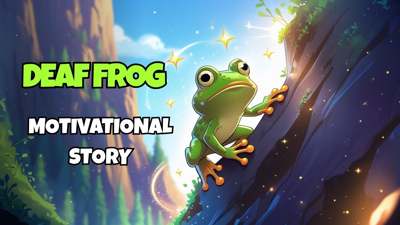 Short motivational story of a Deaf Frog | English story with subtitle
