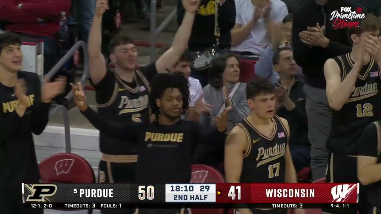 Purdue Men's Basketball Highlights vs. Wisconsin