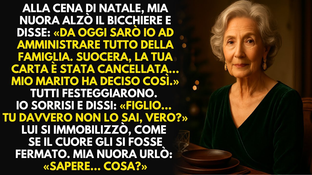 Mia nuora disse che avrebbe controllato tutto alla cena di Natale. Io sorrisi: “Figlio… tu non sai?”