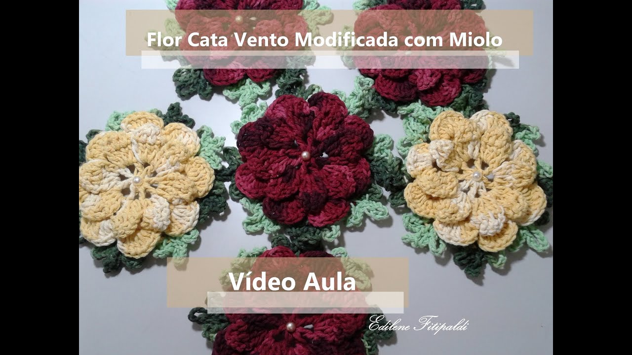Flor Cata Vento Modificada com Miolo