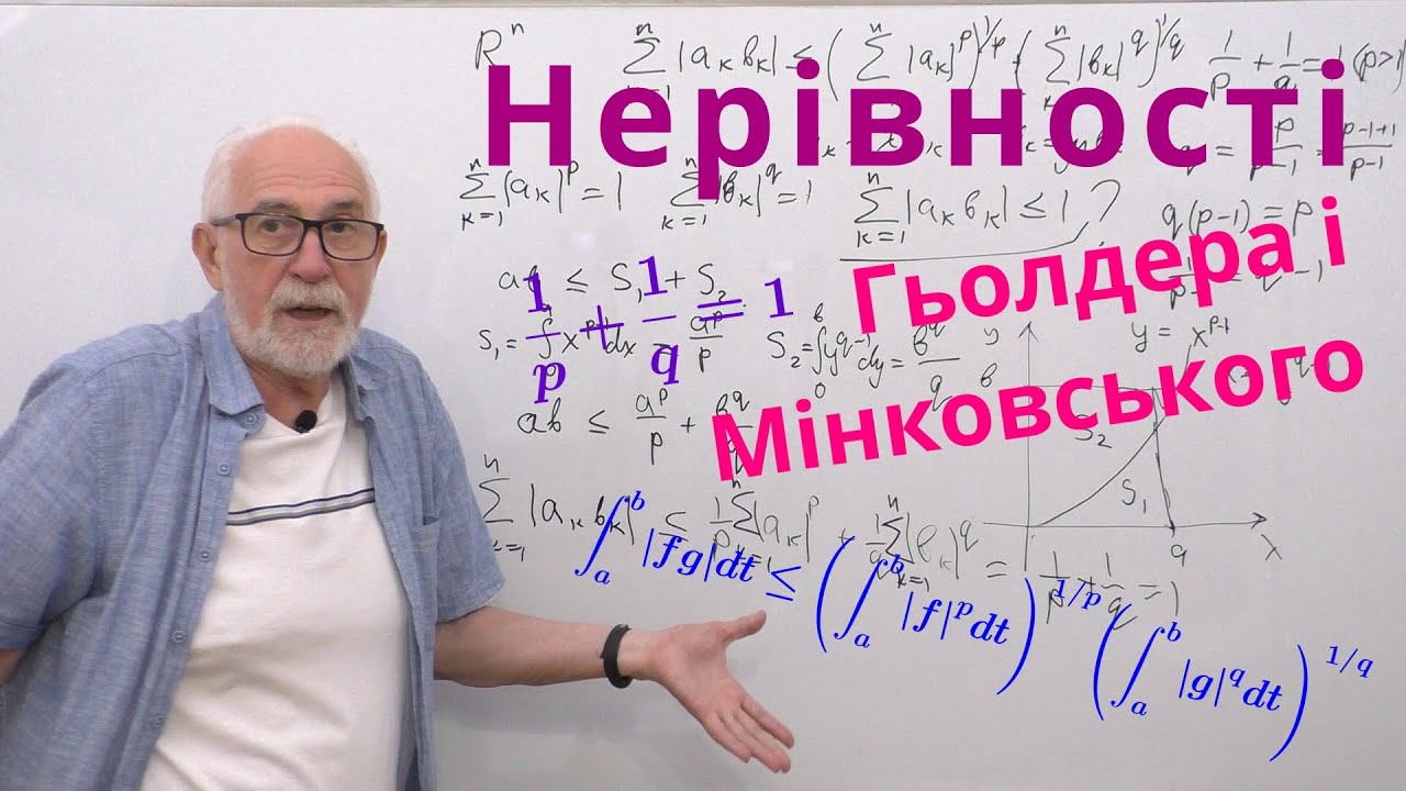 МП02. Нерівності Гьолдера і Мінковського.