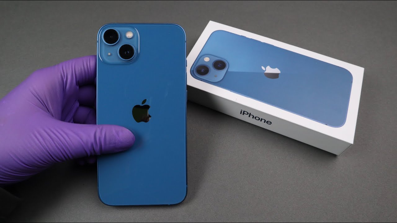 iPhone 13 ( Blue Colour ) Unboxing  - ASMR | Camera Test