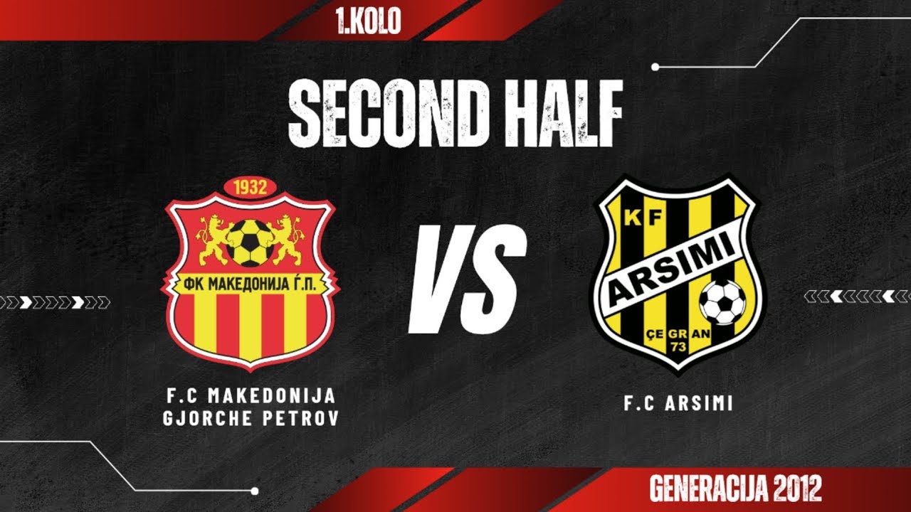 F.C Makedonija Gjorche Petrov - F.C Arsimi  2nd HALF