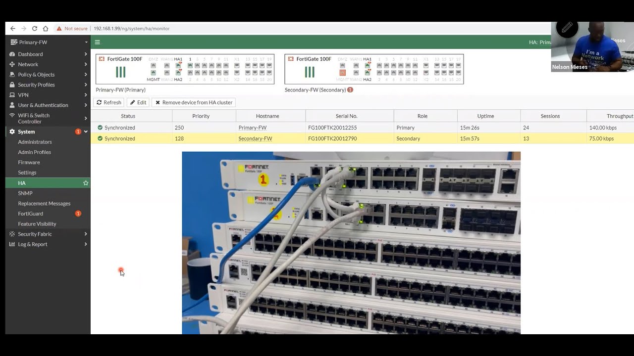 Fortinet Infraestructura parte 2, MC-LAG FortiSwitch en Fortigate controller  FortiOS 7.0