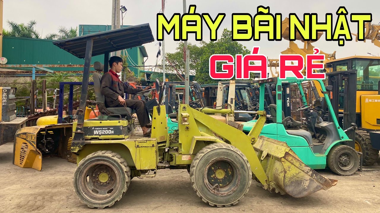 Bán Xúc Lật Mini Bãi Nhật Gầu 6 Tấc Số Tự Động Bao Test | Xúc Lật Cũ Giá Rẻ | LH: 0869.333.717