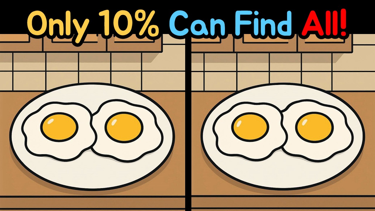 Spot The Difference: Only 10% Can Find All! HARDER THAN IT LOOKS! [ Find The Difference ]