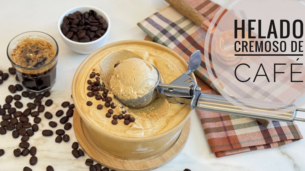 HELADO DE CAFÉ SIN MÁQUINA DE HELADO 