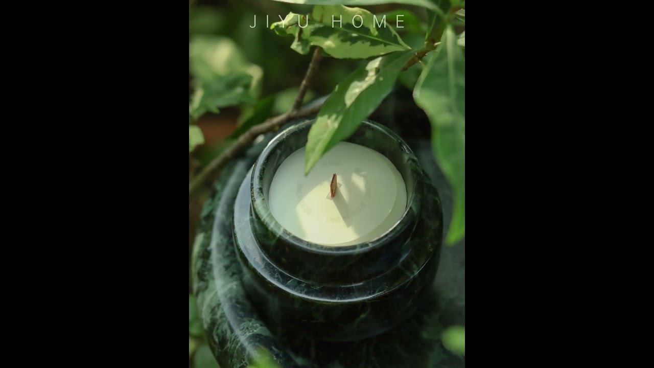 Prada Green Stacked Cup: A Stone - Carved Incense Oasis