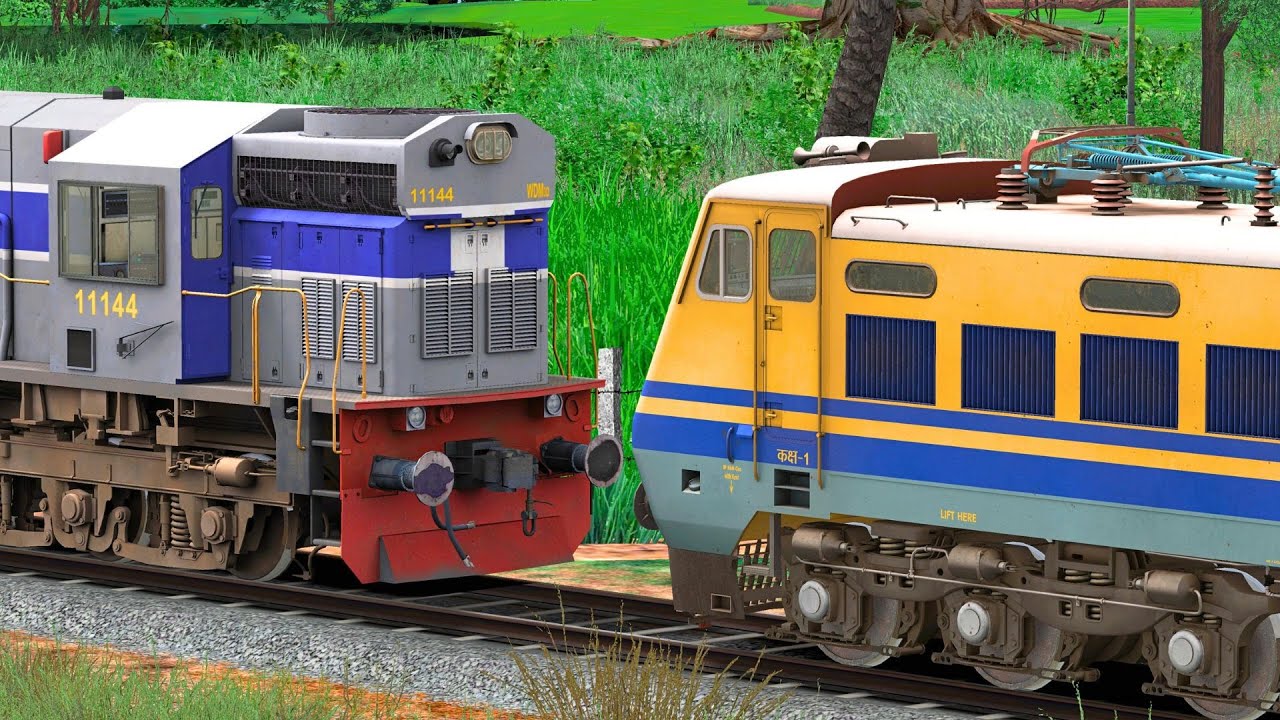 LDH WDM3D to WAP4 LOCOMOTIVE CHANGE | BUMPY RAILROAD | Train Simulator | Railwork | NTG GAMING