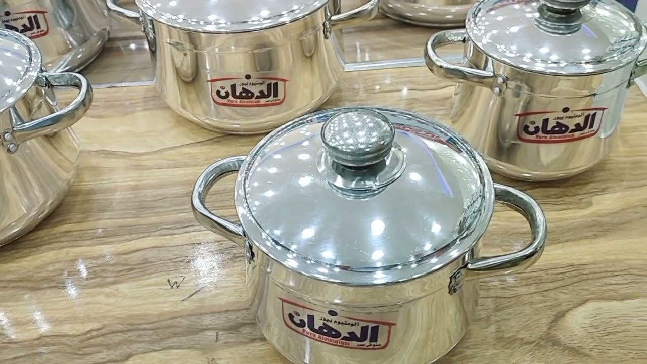 طقم حلل الدهان الغالى ٨ قطع بـ يد من مول القبطان للأدوات المنزلية