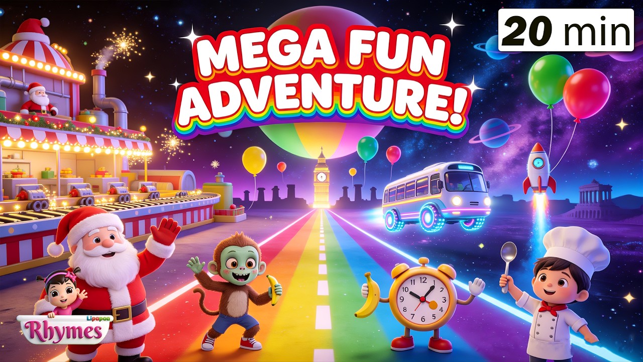 Mega Kids Holiday & Adventure Mix 🎅🚀🎈 | Fun Learning Songs