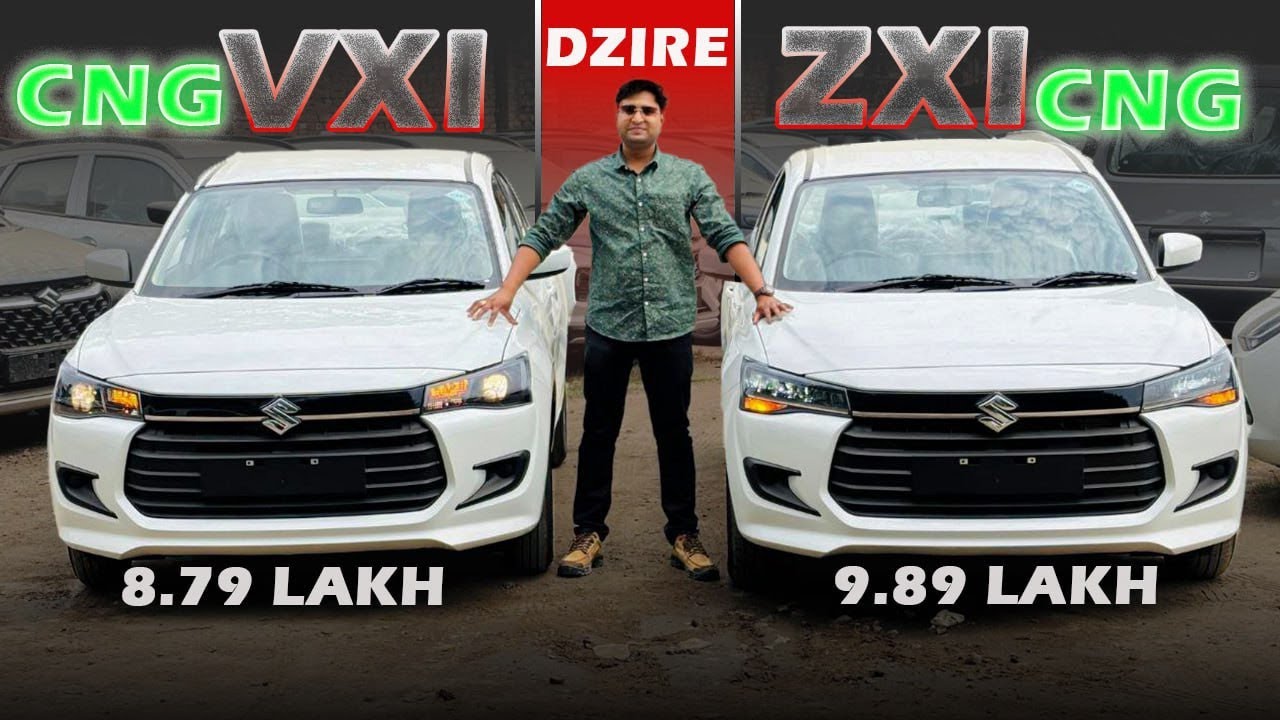 2025 Dzire Cng Vxi vs Zxi Cng Comparison 🔥 l Dzire Cng Base Vs Top comparison l MRCars