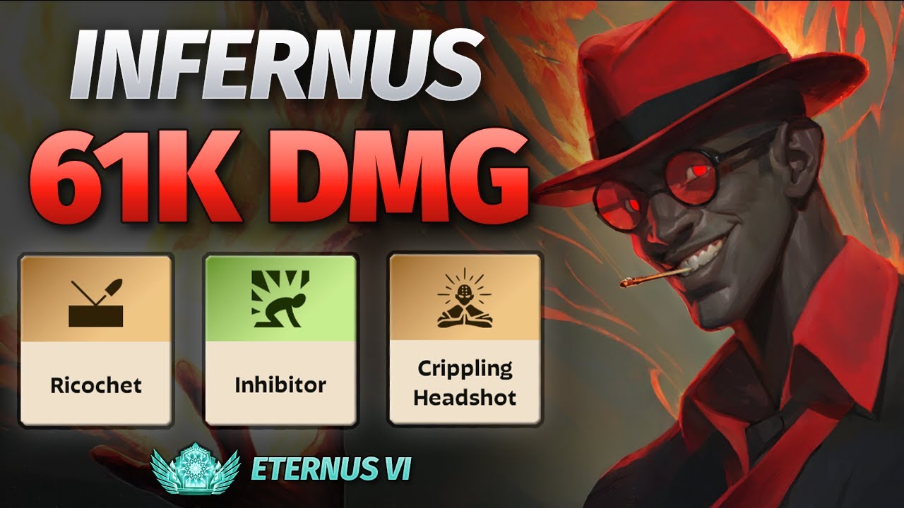 Infernus: TANKY GUN DAMAGE Build, Eternus Ranked Deadlock Replay
