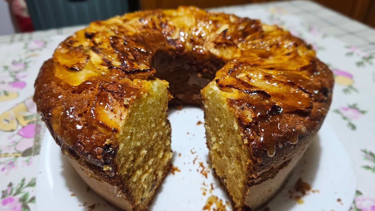IL CIAMBELLONE CON LE MELE E L'UVA PASSA tanta gioia in ogni fetta 😍 