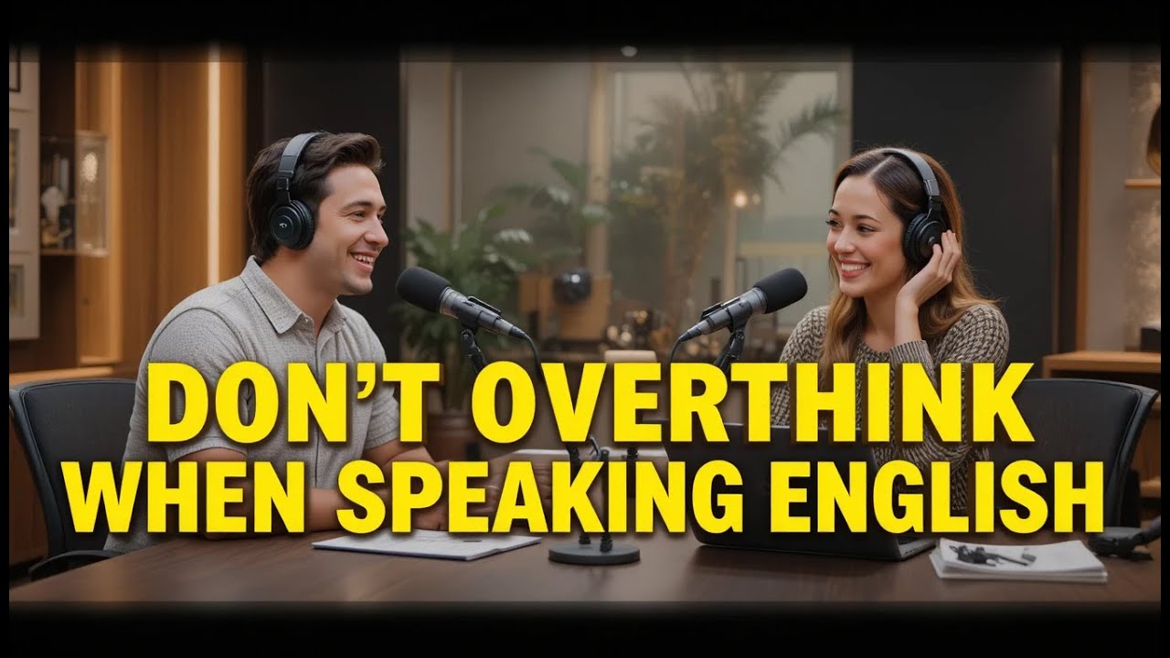 Don’t Overthink When Speaking English | Speak Naturally & Confidently
