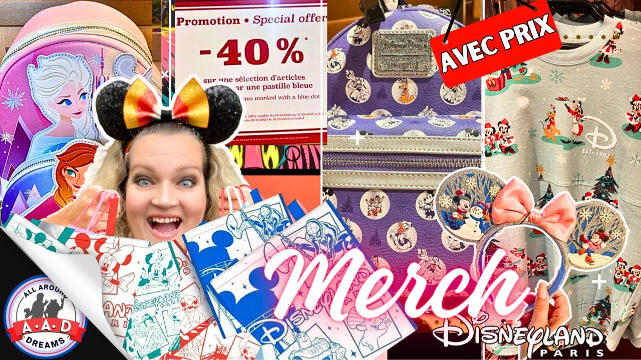 NOUVEAUTÉS MERCH NOËL, ATTRACTIONS, 100 ANS & SOLDES HALLOWEEN DISNEYLAND PARIS