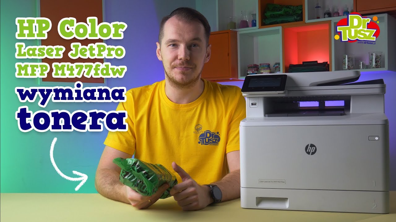 HP Color LaserJet Pro MFP M477fdw - jak wymienić toner? | DrTusz.pl