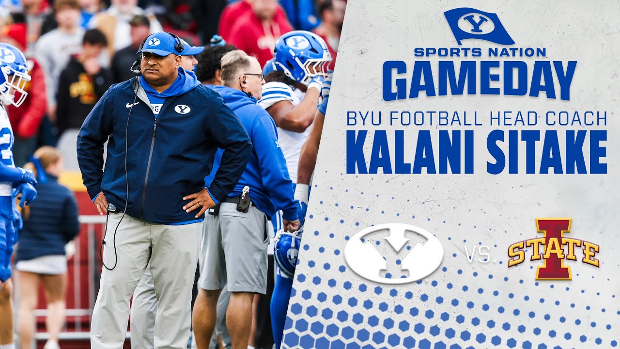 Калани Ситаке снова впечатлён Беаром Бахмейером после игры BYU против Iowa State | BYUtv