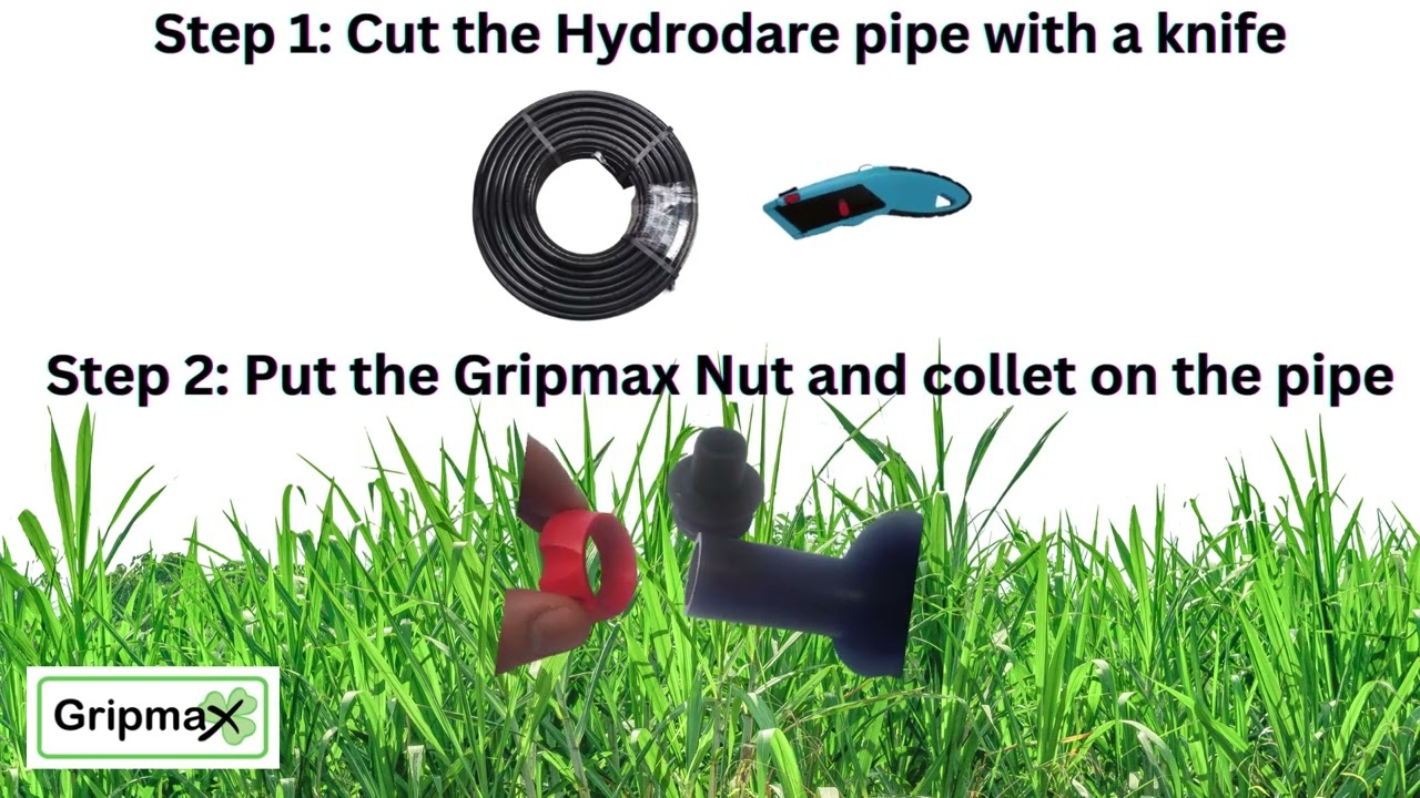 these guys want to know how to install a water fitting without special tools