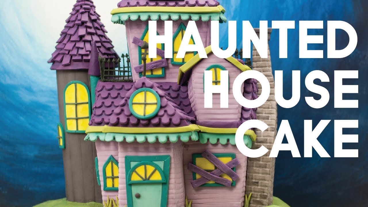 Haunted House Halloween Cake tutorial - Boo Crew Collaboration