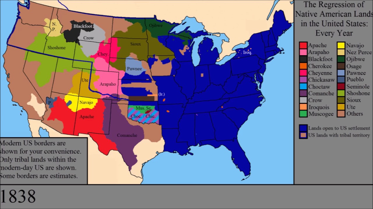 The Loss of Native American Lands Within the US: Every Year