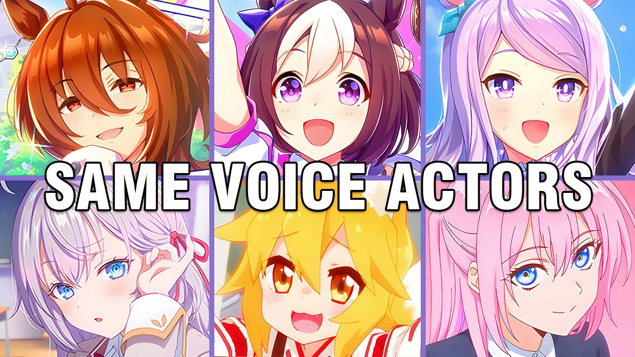 Umamusume Pretty Derby All Characters Japanese Dub Voice Actors Seiyuu Same Anime Characters