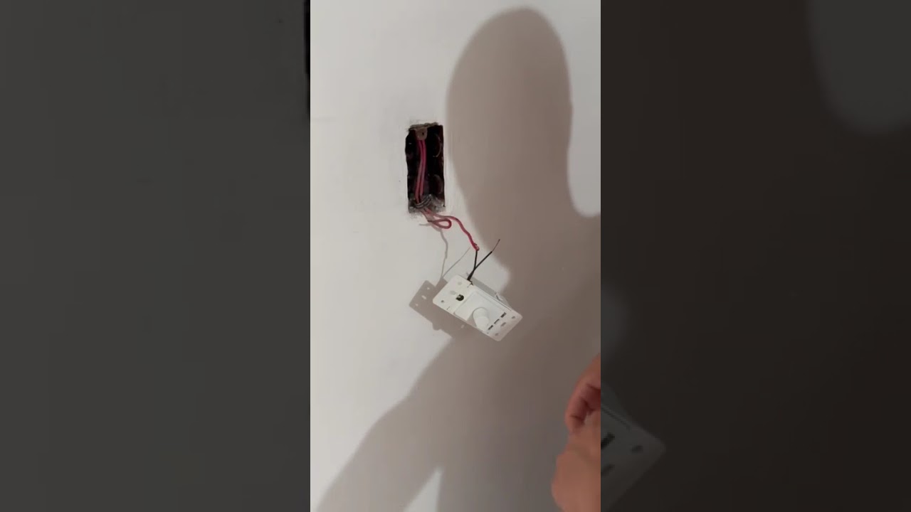 Como instalar um Dimer de lâmpada no interruptor | Simples e rápido. #elétrica #dimer #interruptor