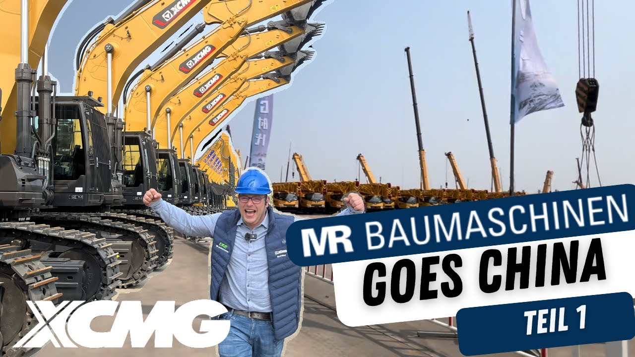 Besuch in der XCMG Kran- und Baggerfabrik | CHINA-VLOG Teil 1
