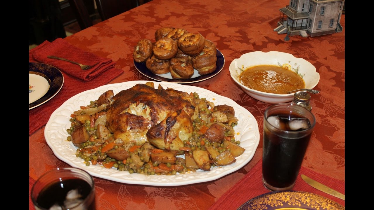 Traditional Sunday Roast (UK Style): Roasting Chicken & Making Yorkshire Pudding