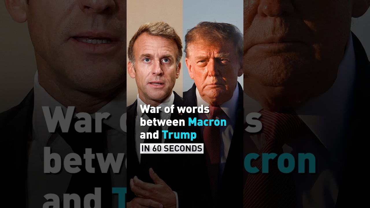War of words between Trump and Macron on France riots